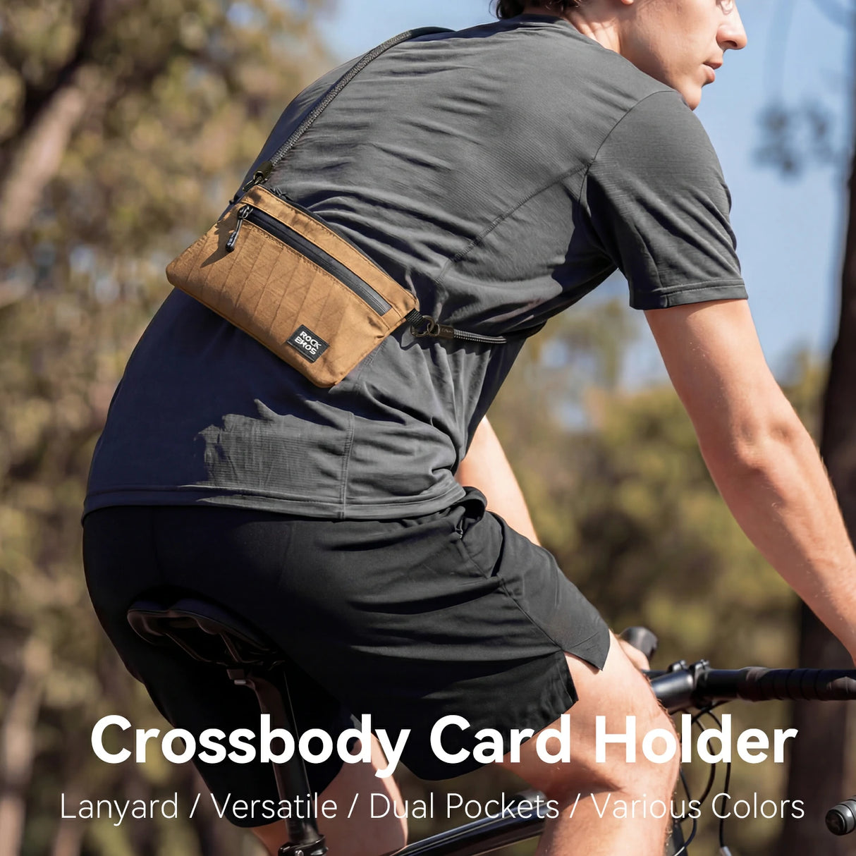 Der ROCKBROS Crossbody Card Holder: Ihre smarte, stylische Kommandozentrale für alles, was wirklich zählt.