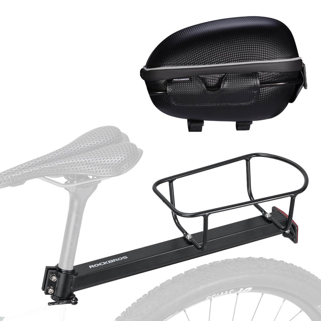 ROCKBROS Gepäckträgertasche – Wasserfest & Schnellspanner-Design mit Halterung