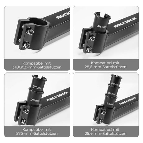 ROCKBROS Gepäckträgertasche – Wasserfest & Schnellspanner-Design mit Halterung