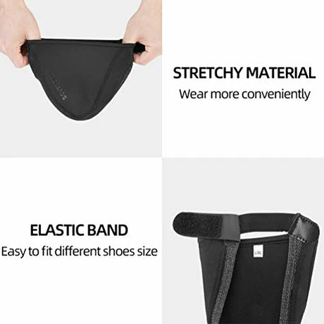 Halbe Fahrrad-Überschuhe – Wasserabweisend & Winddicht, Größe 39-45