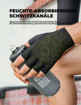 Halbfinger‑Fahrradhandschuhe Sommer – Elastisch, atmungsaktiv & dämpfend