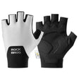 ROCKBROS Halbfinger Fahrradhandschuhe – Mit PORON XRD® Polster, Herren & Damen