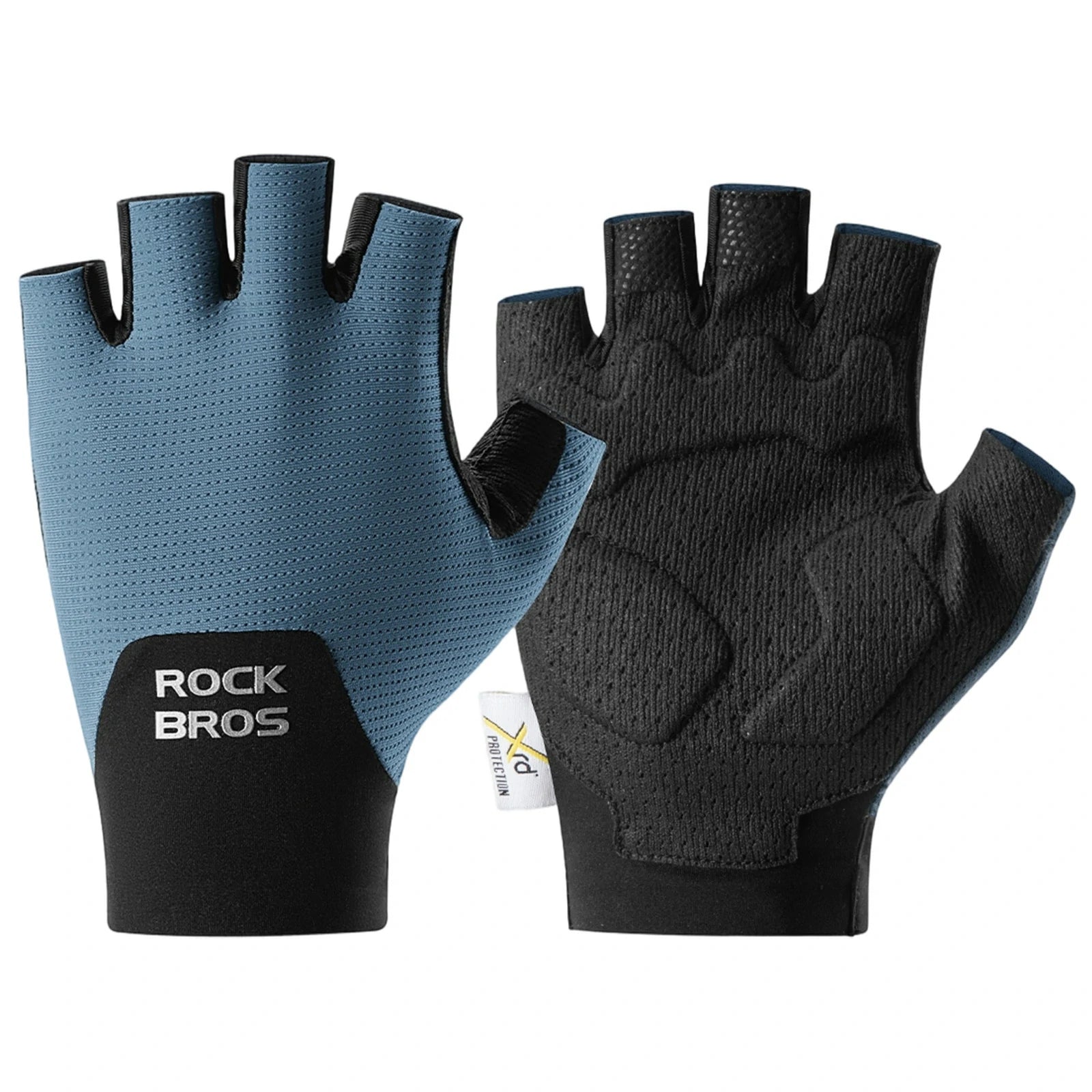 fahrradhandschuhe mit polster Halbfinger Fahrradhandschuhe mit PORON XRD Polster – ROCKBROS-DE