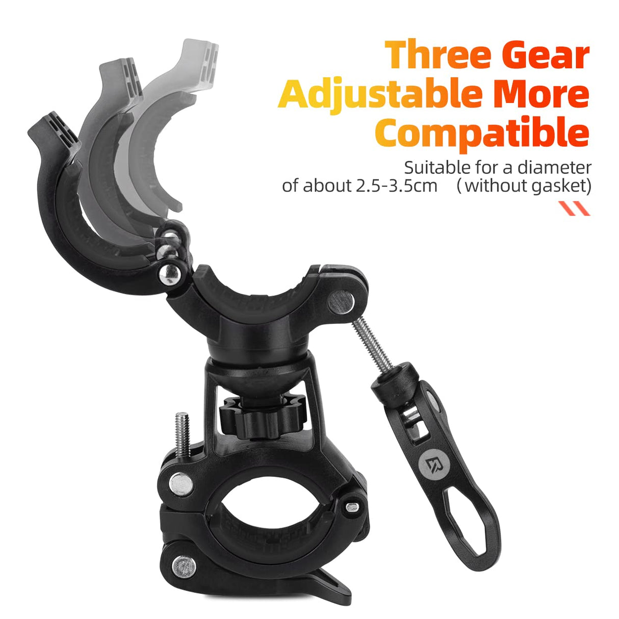 Halterung für Taschenlampe – Universell für Lenkerdurchmesser 20–35 mm