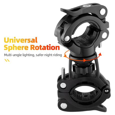 Halterung für Taschenlampe – Universell für Lenkerdurchmesser 20–35 mm