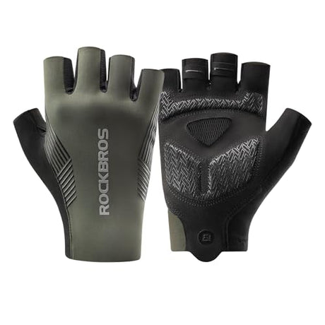 ROCKBROS Handschuhe Fahrrad Sommer – Fingerlos, atmungsaktiv & stoßdämpfend