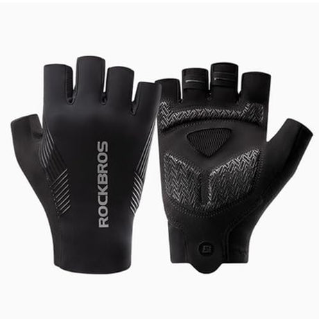 ROCKBROS Handschuhe Fahrrad Sommer – Fingerlos, atmungsaktiv & stoßdämpfend