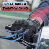 Fahrradhandschuhe mit Touchscreen-Funktion & Anti-Stoß-Schutz