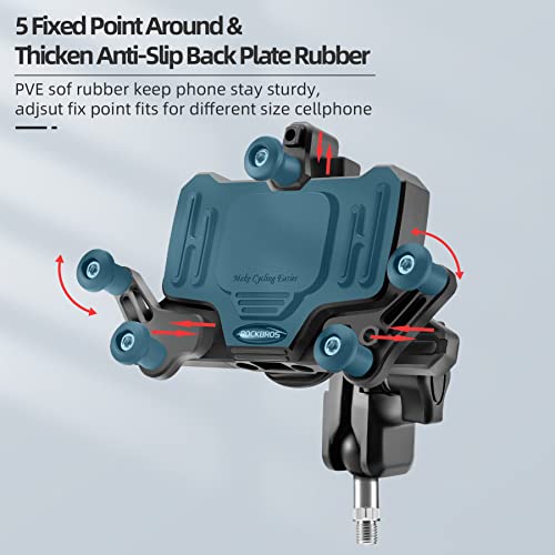 Handyhalterung Motorrad Universal Handyhalter Fahrrad für 4.9-7.3 Zoll – ROCKBROS-DE