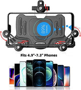 Handyhalterung Motorrad Universal Handyhalter Fahrrad mit Stoßdämpfer für 4.9-7.3 Zoll Smartphone - ROCKBROS-EU