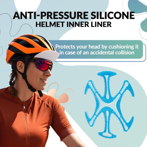 ROCKBROS Helmpolster Silikon – Innenfutter für optimalen Sitz und Komfort