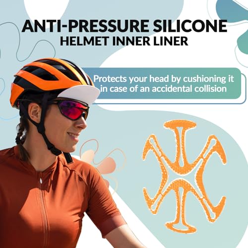 innenpolster für fahrradhelm Helmpolster Silikon Helm Innenfutter – ROCKBROS-DE