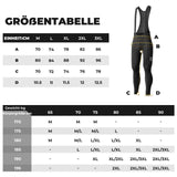 Herren Fahrradhose mit Träger – Hochdehnbar, atmungsaktiv & reflektierend