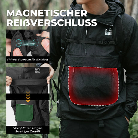 Herren Fahrradjacke – Winddicht, leicht & atmungsaktiv