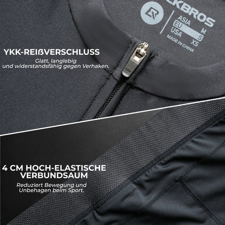 Herren Fahrradtrikot Kurzarm – Atmungsaktiv & Reflektierend