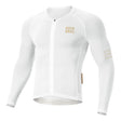 ROCKBROS Herren Langarm-Radtrikot – Atmungsaktiv & Reflektierend mit 3D-Schnitt