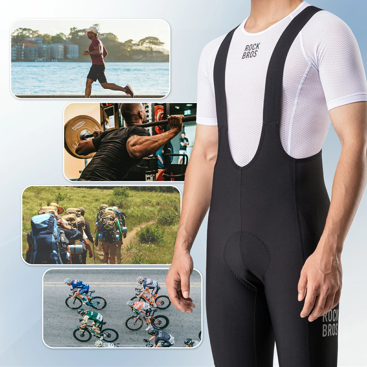 Herren Radtrikot Kurzarm Fahrradtrikot Atmungsaktiv - ROCKBROS-EU