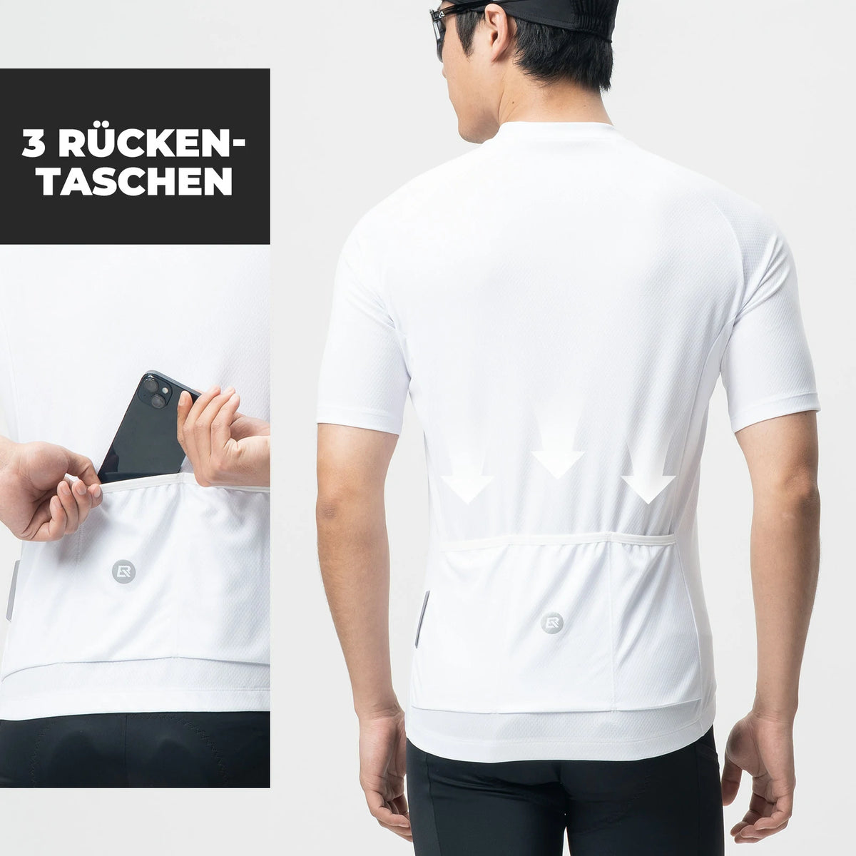 Herren Radtrikot Kurzarm Fahrradtrikot Rennradtrikot Atmungsaktiv Schn – ROCKBROS-DE