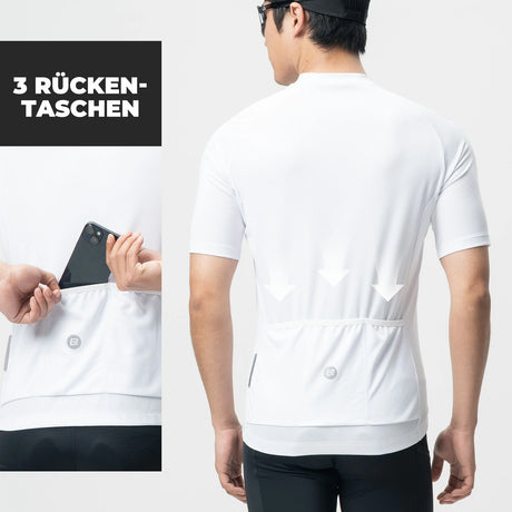 Herren Radtrikot Kurzarm – Rennradtrikot, atmungsaktiv & schnell trocknend