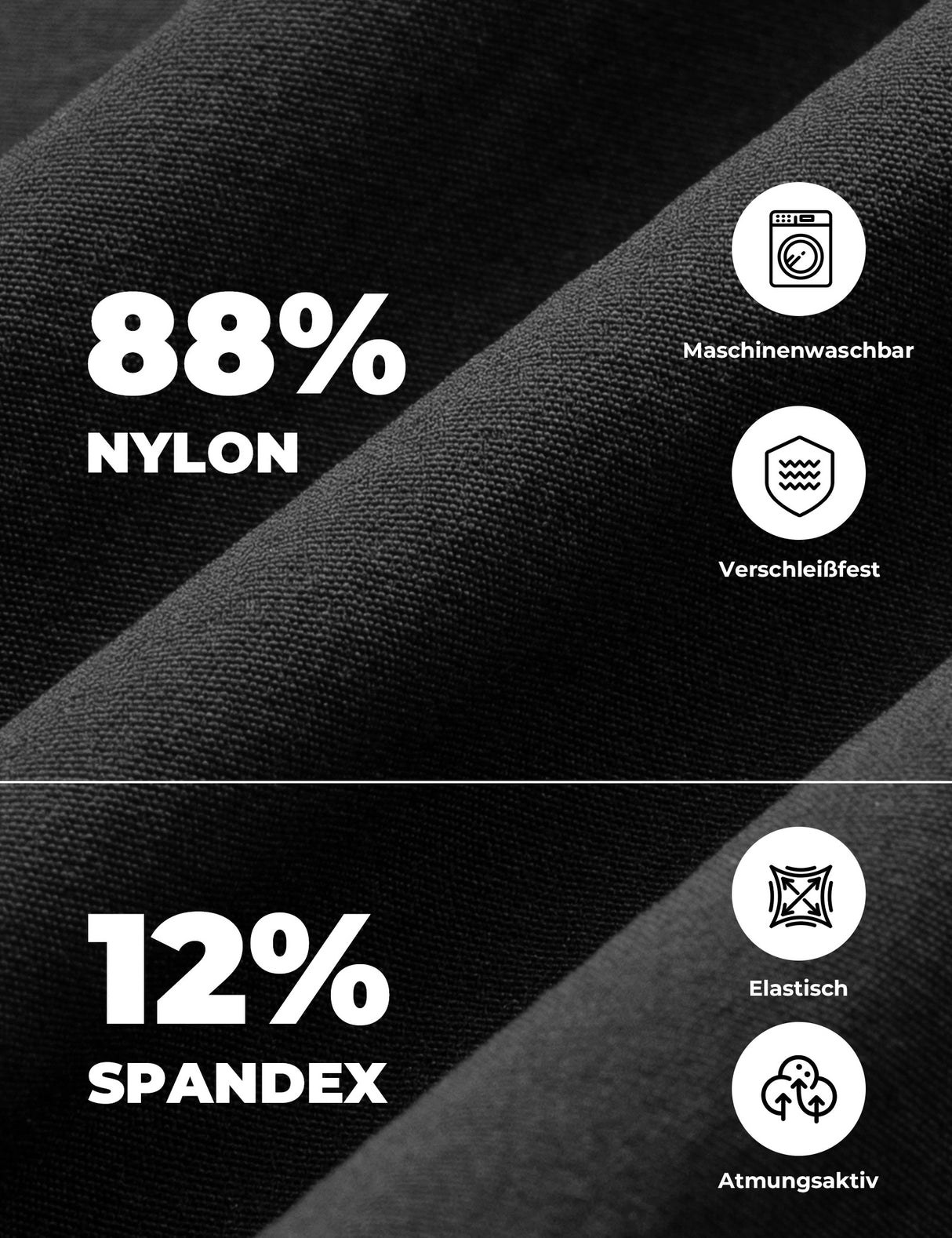 Herren Sport‑Shorts – Magnetischer Taillengurt & 4‑Taschen‑Design