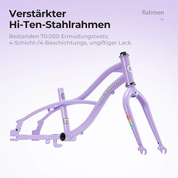rennrad mit stützrädern LEVO -16'' Kinderfahrrad mit abnehmbaren Stützrädern