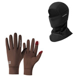 ROCKBROS Winter Set: Sturmhaube & Fahrradhandschuhe Touchscreen