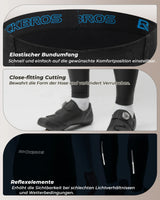 Lange Fahrradhose für Herren – Thermo, 3D‑gepolstert, elastisch