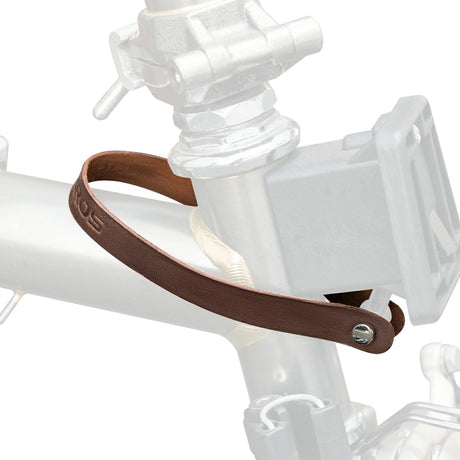 Leder Schnellverschluss‑Griff für Brompton – Schnallenschloss, Klappfahrrad‑Zubehör