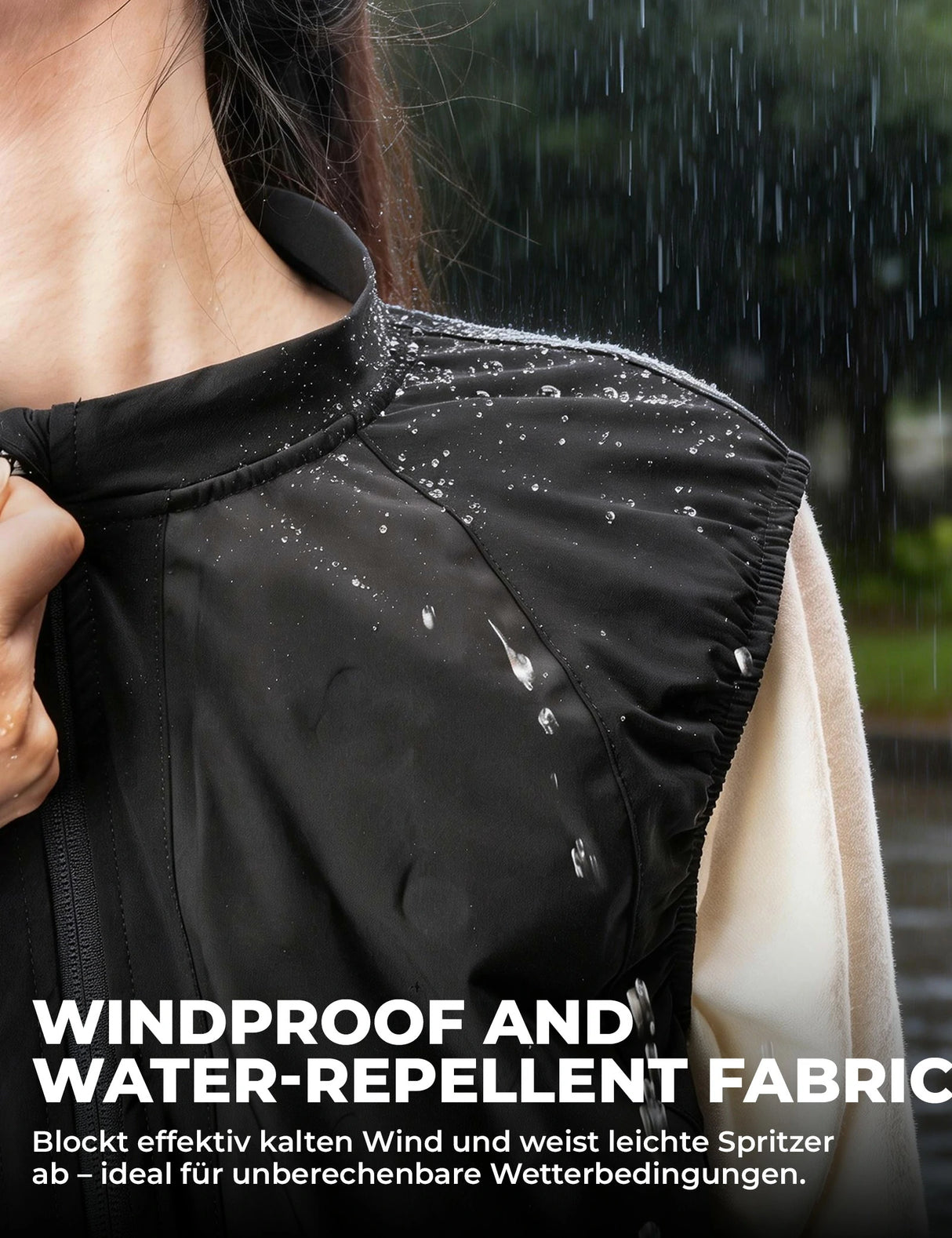 Leichte Thermo‑Fahrradweste mit 3D‑Air‑Layer‑Isolierung – MJ013