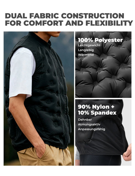 Leichte Thermo‑Fahrradweste mit 3D‑Air‑Layer‑Isolierung – MJ013