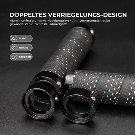 ROCKBROS Lenkergriffe – Doppelverschluss für 22 mm Lenker