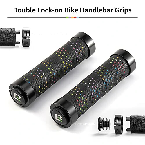 Lenkergriffe Anti-Rutsch – Lock‑On Fahrradgriffe mit Sicherungsdesign