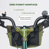 Lenkertasche für Flatbar & Brompton – 1,8-2,7 L (komprimierbar)