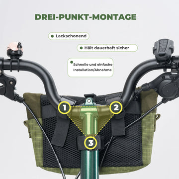 brompton lenkertasche 1,8L-2,7L Erweiterbare Lenkertasche für Brompton – ROCKBROS-DE