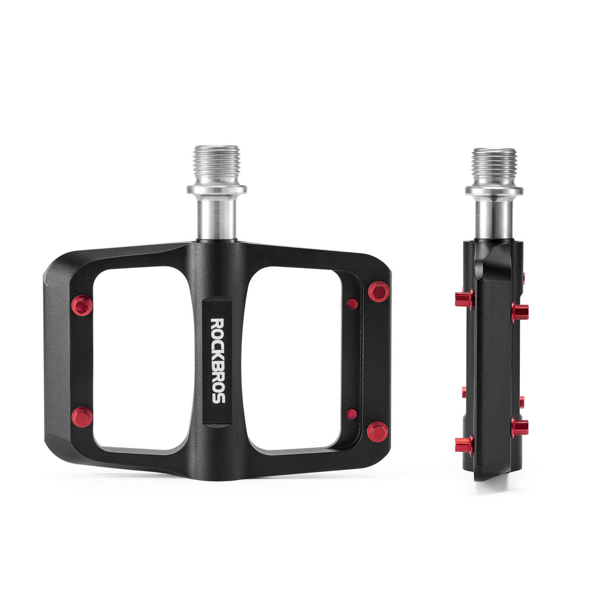 mtb pedale magnesium & Rennrad – 171 g/Paar, Ultraleicht Magnesium-Flachpedale – ROCKBROS-DE Pedal Finish:Billet [MM Satin Finish] STIERKOPF STRONGHAND HANDSCHUHE with extremely smooth sizehelmet-59