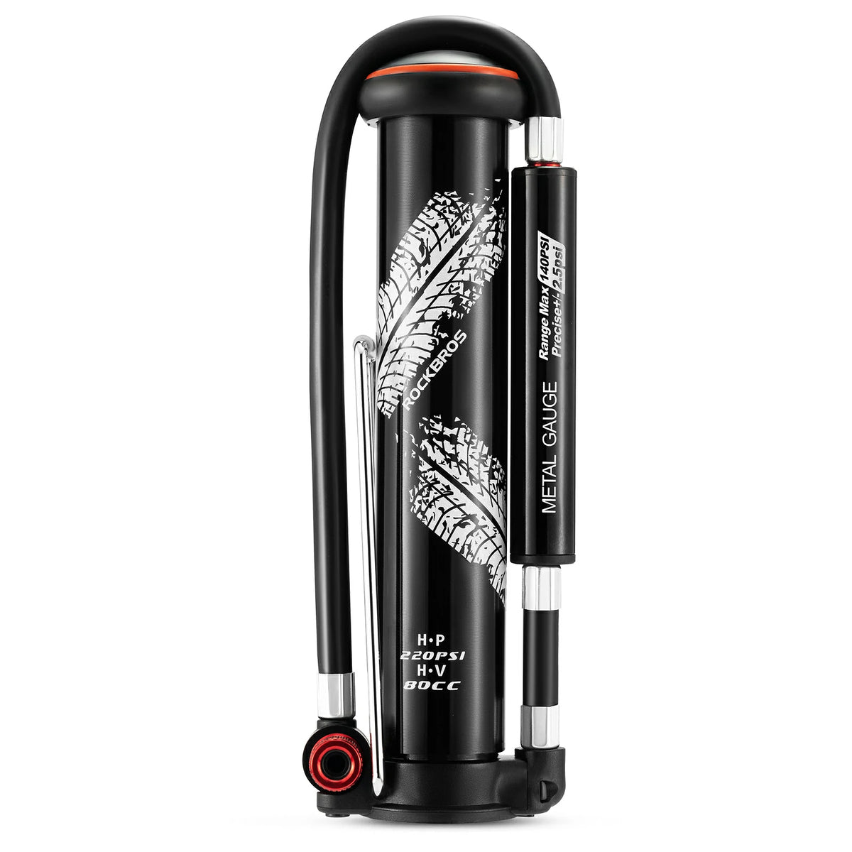 Mini Fahrradpumpe 220PSI Hoher Druck Aluminium Luftpumpe – ROCKBROS-DE
