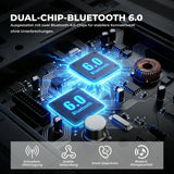 Motorrad‑Intercom Bluetooth Headset – 300 m Reichweite, IP56 wasser‑ & staubdicht