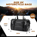 Motorradtasche Motorrad Hecktasche 100% Wasserdichter 20L-60L