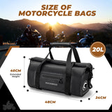 Motorradtasche Motorrad Hecktasche 100% Wasserdichter 20L-60L