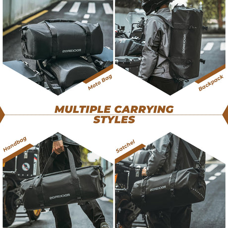 Motorradtasche Motorrad Hecktasche 100% Wasserdichter 20L-60L