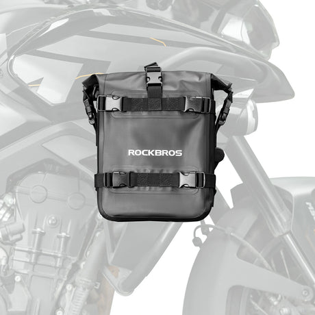 Motorradtaschen – 100% wasserdicht 5 L, Seitentasche mit Schultergurt