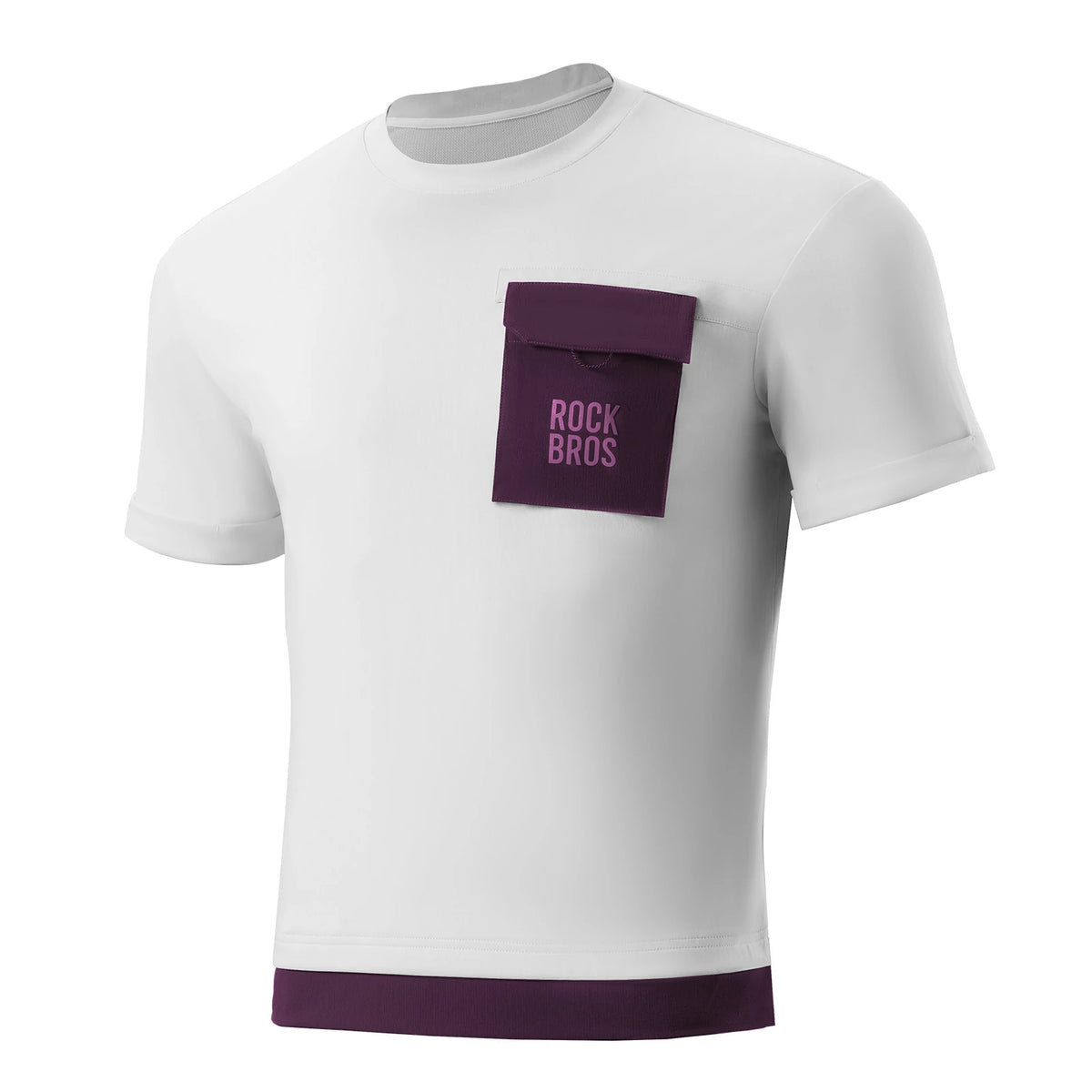 Men's Short Sleeve Mountain Bike Jersey with Magnetic Chest Pocket – ROCKBROS-DE