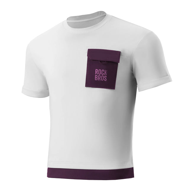 Mountainbike Radtrikot – Kurzarm Herren mit Magnet‑Brusttasche