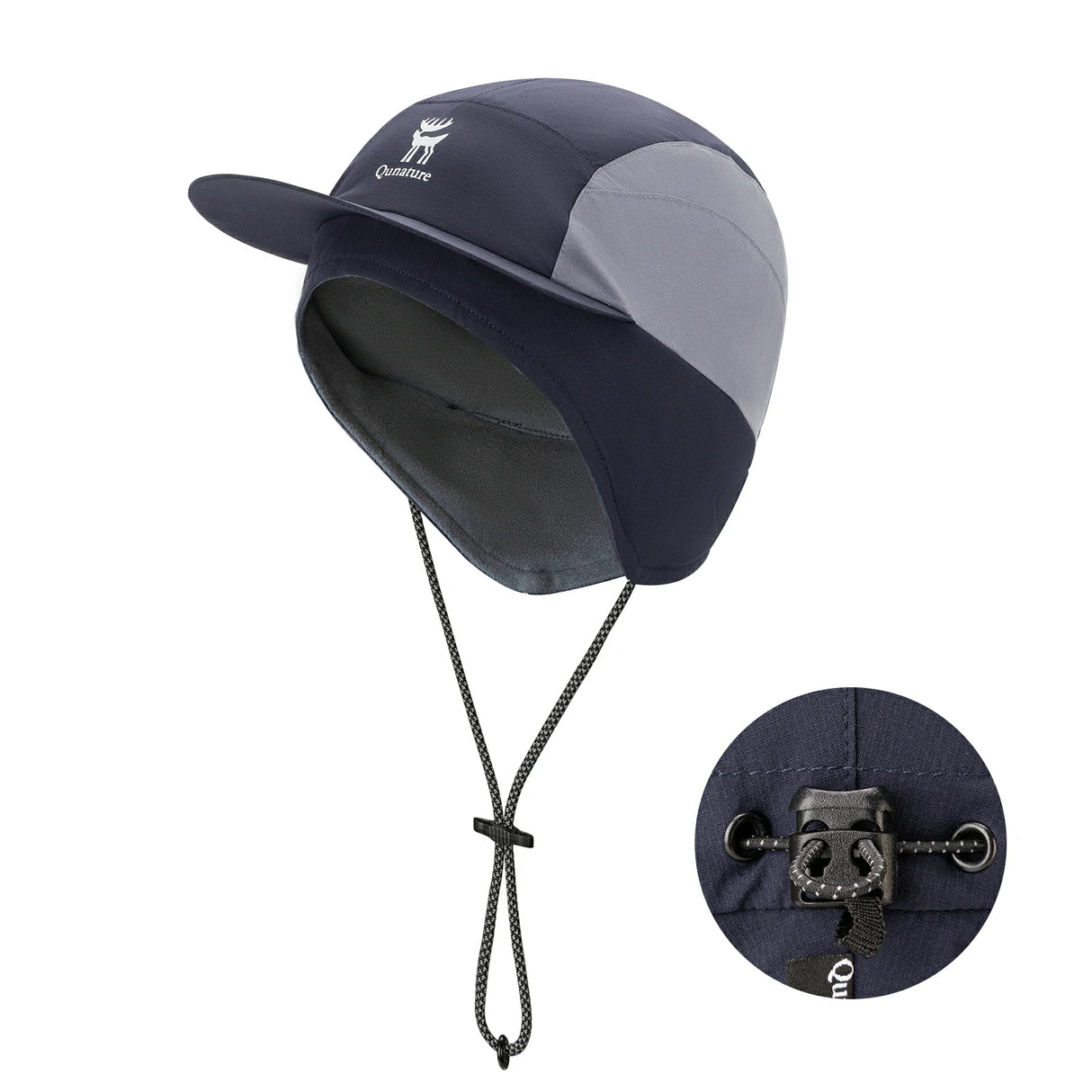 Outdoor‑Cap – Fleece, Sonnenschutz, Winddicht & Wintertauglich