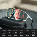 ROCKBROS Fahrradbrille Sonnenbrille Photochrom/Polarisiert UV400 