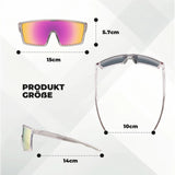 ROCKBROS Sonnenbrille – Fahrradbrille Herren/Damen, UV400 polarisiert, TR90‑Rahmen