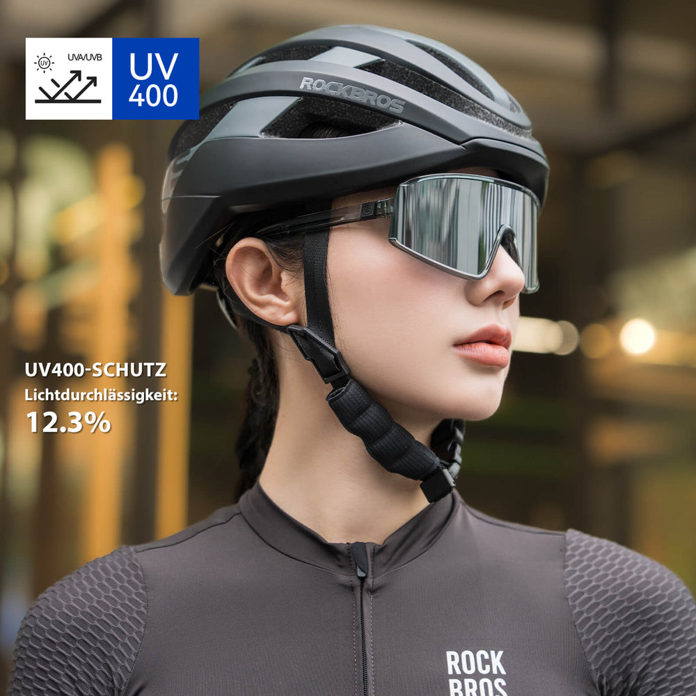 Polarisierte Fahrradbrille Ultraleicht UV400 Schutz 4 Farben - ROCKBROS-EU