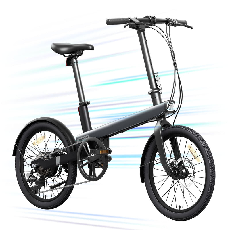 Chargez l&#39;image dans la visionneuse de la galerie, QiCYCLE E-Bike 20 Zoll klappbare Elektrofahrrad mit 8 Gangschaltung bis 25km/h für Jugendliche und Erwachsene
