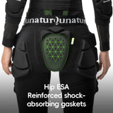 Qunature 3D H¨¹ftpolster Protektorenhose EVA Crash-Pad