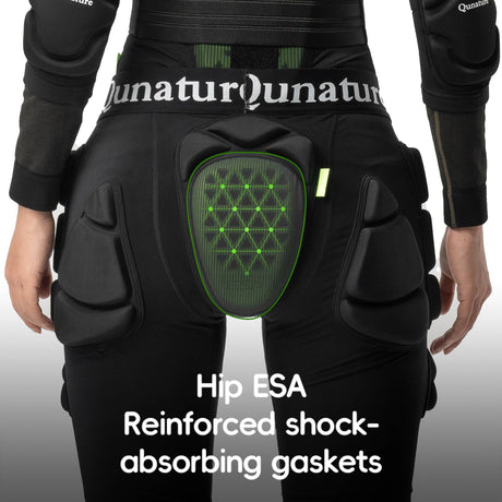 Qunature 3D H¨¹ftpolster Protektorenhose EVA Crash-Pad